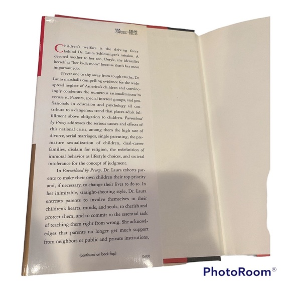 Parenthood by Proxy Hardback Book by Dr. Laura Schlessinger - Picture 2 of 5